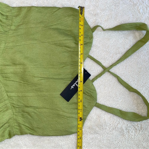 Lulu’s Strolling Portofino Light Green Sleeveless Romper - Picture 6 of 10